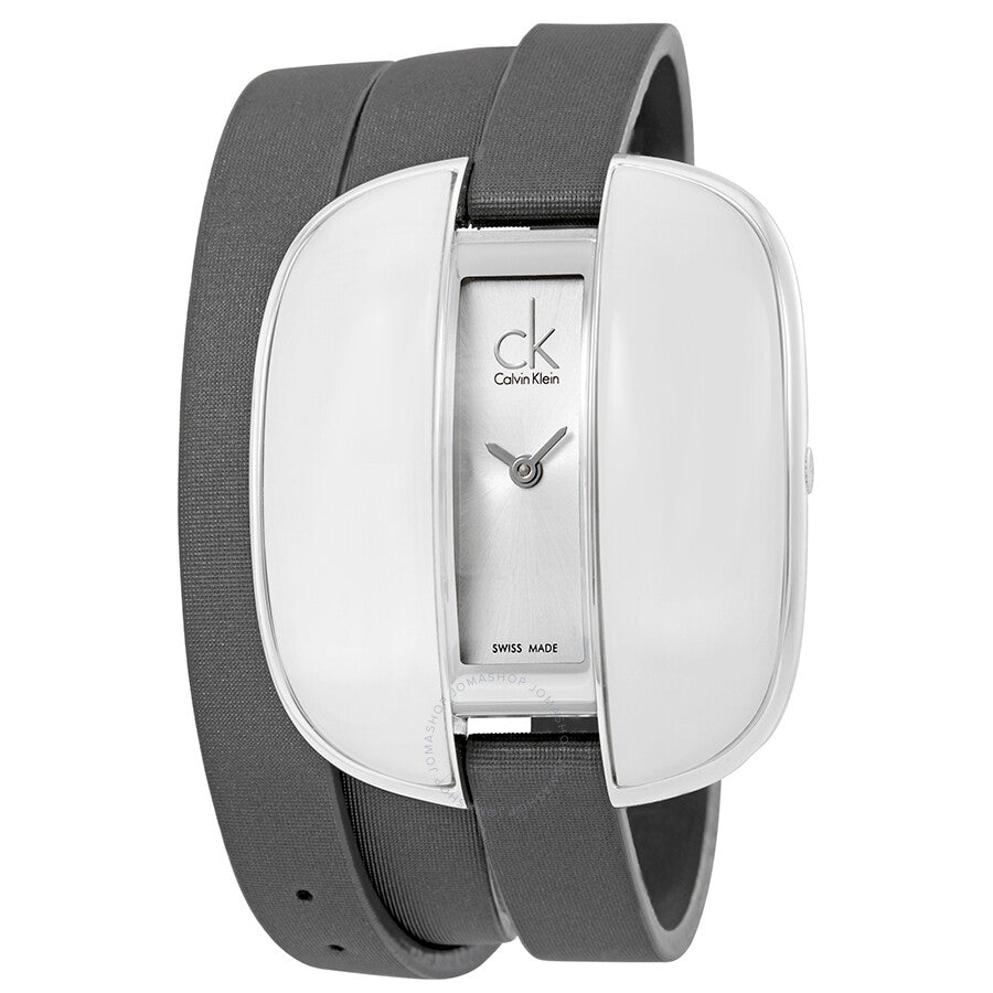 Calvin Klein Treasure Silver Dial Ladies Watch K2E23620