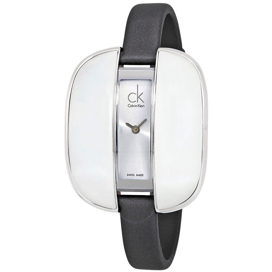 Calvin Klein Treasure Silver Dial Ladies Watch K2E23626 - The Watches Men & Co