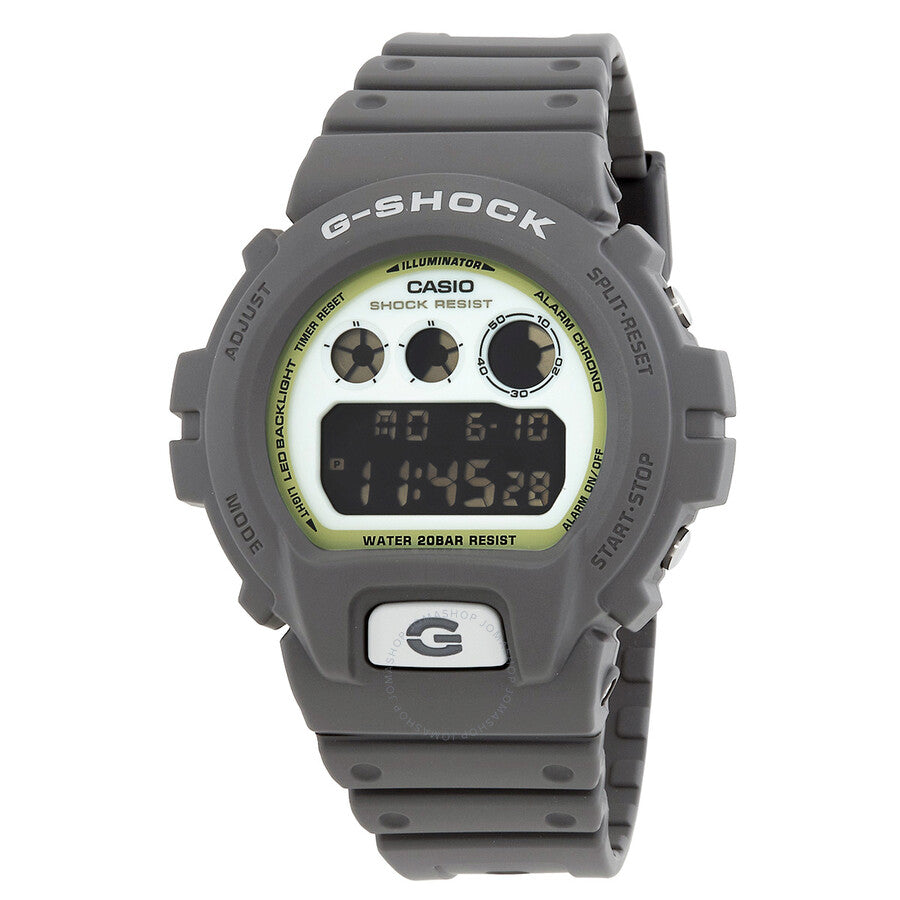 Casio Classic World Time Quartz Digital Men's Watch DW-6900HD-8 - Watches of America