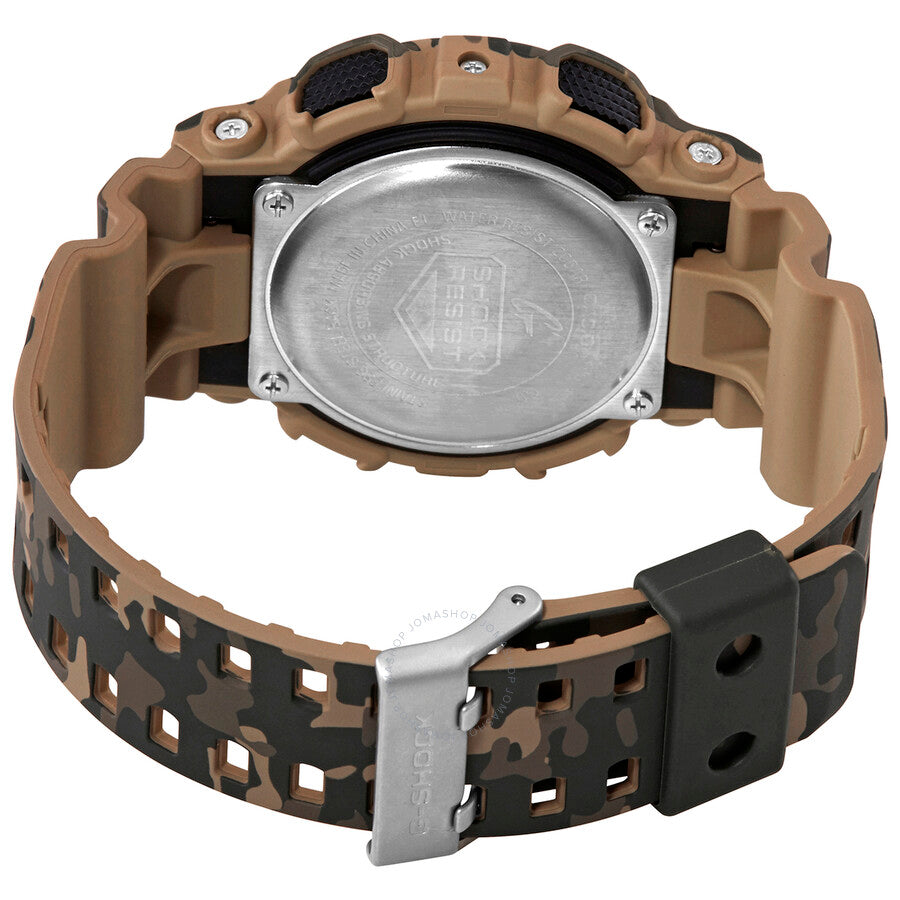 Casio G Shock Classic Brown Camouflage Resin Men's Watch GD120CM-5CR