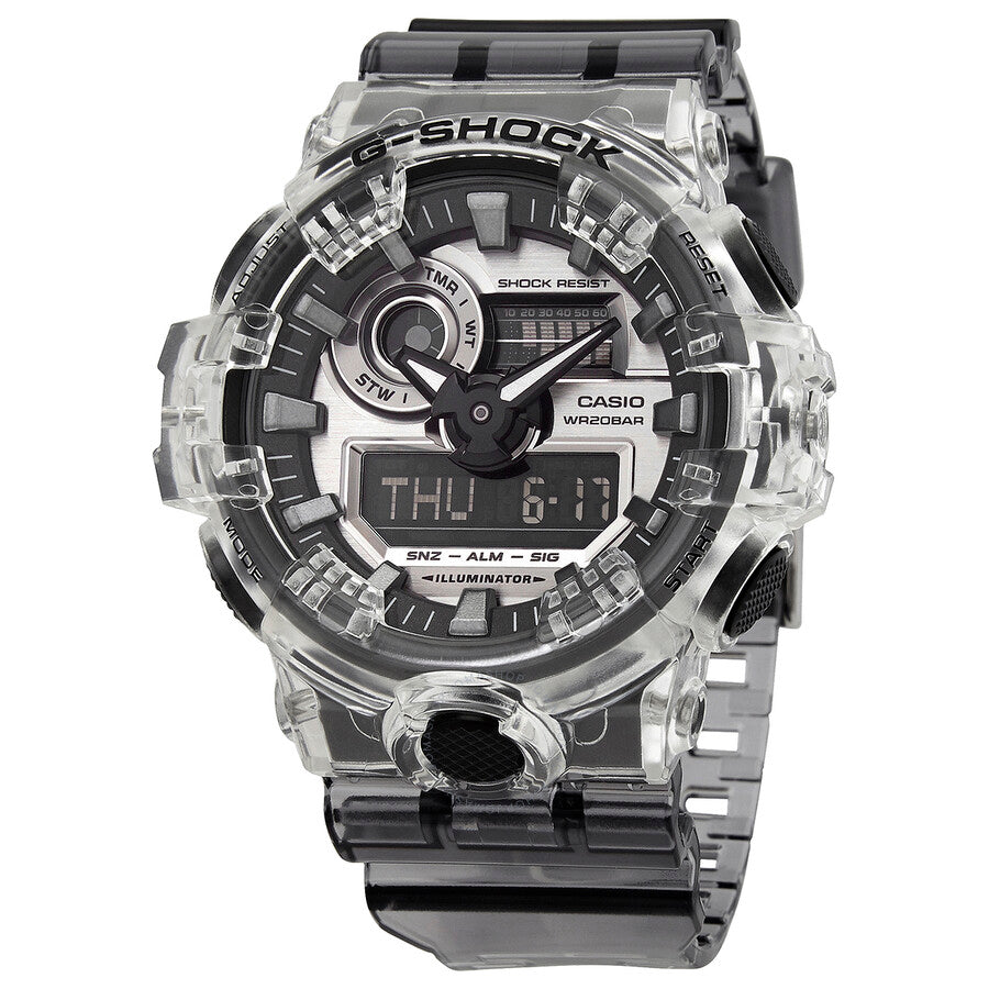 Casio G-Shock World Time Chronograph Quartz Analog-Digital Watch GA700SK-1 - The Watches Men & Co
