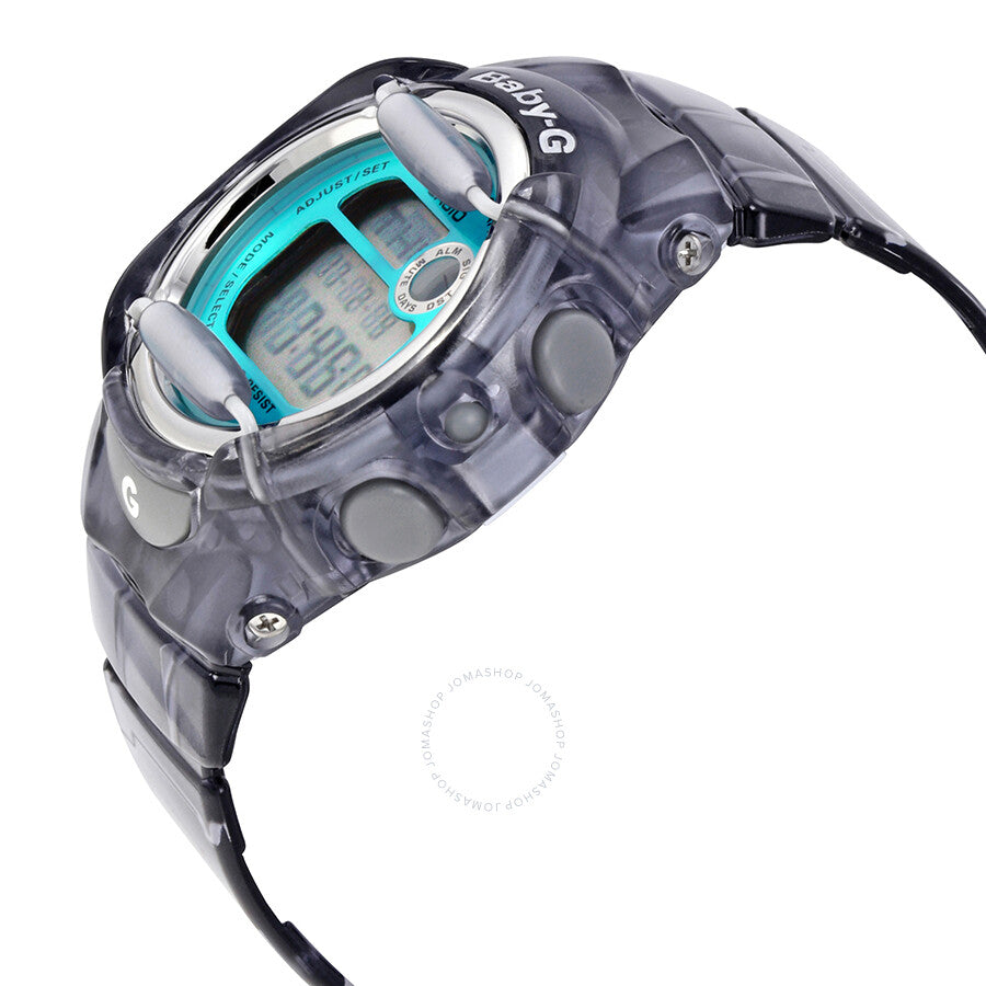 Casio Grey Transparent Resin Ladies Watch BG169R-8B