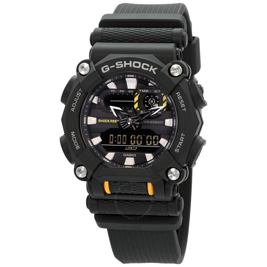 Casio G-Shock Alarm World Time Quartz Analog-Digital Black Dial Men's Watch GA-900-1A - Watches of America