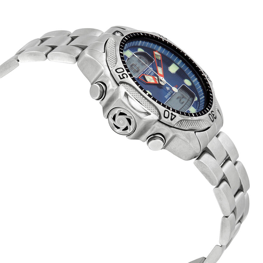 Citizen Aqualand Diver Depth Meter Promaster Blue Dial Men's Watch JP1010-51L