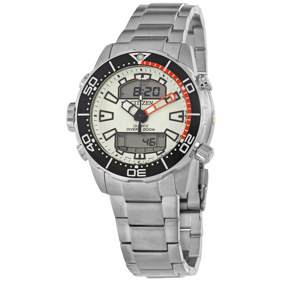Citizen Aqualand Promaster Diver Lefty Alarm Quartz Men's Watch JP1091-83X - The Watches Men & Co