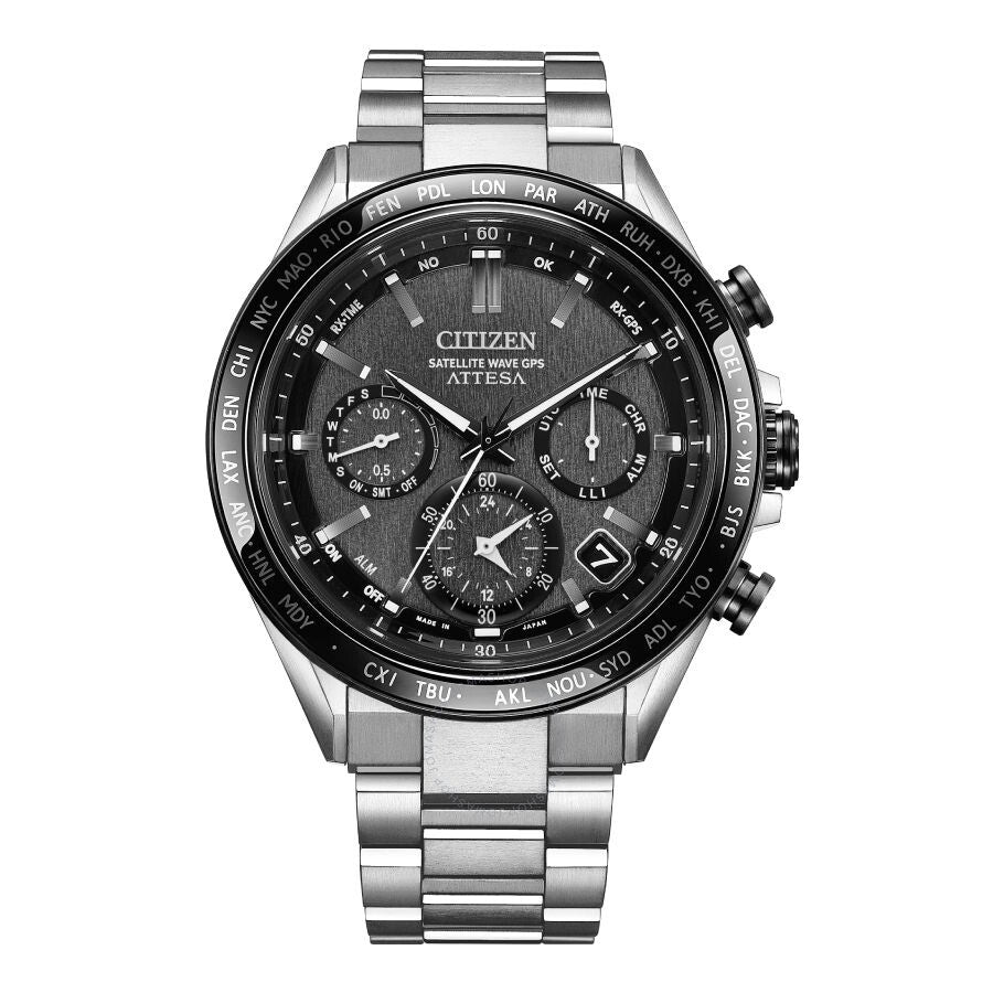 Citizen Attesa Satellite Wave GPS Men's Watch CC4058-67X - The Watches Men & Co