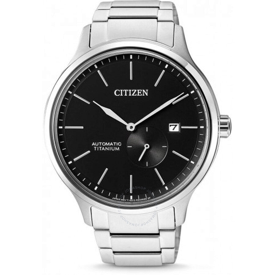 Citizen Automatic Black Dial Titanium Men's Watch NJ0090-81E - The Watches Men & Co