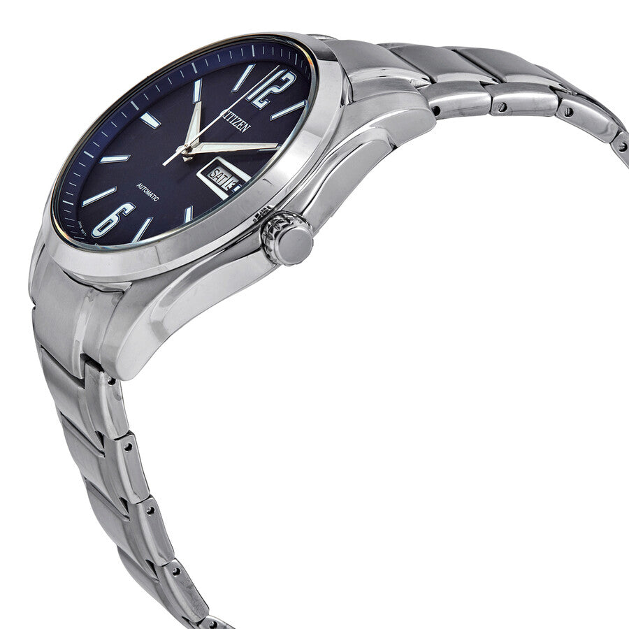 Citizen Automatic Day-Date Blue Dial Stainless Steel Men's Watch NH7490-55L