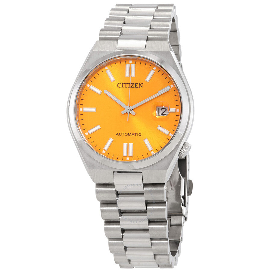 Tsuyosa Automatic Yellow Dial Men's Watch NJ0150-81Z - Watches of America