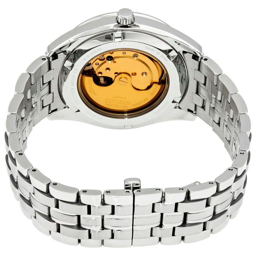 Citizen Automatic White Dial Stainless Steel Men's Watch NJ0030-58A