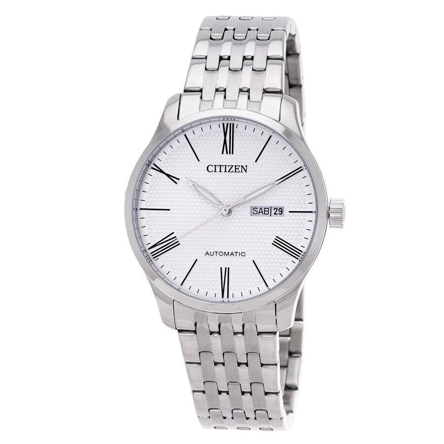 Citizen Automatic White Dial Watch NH8350-59A - The Watches Men & Co