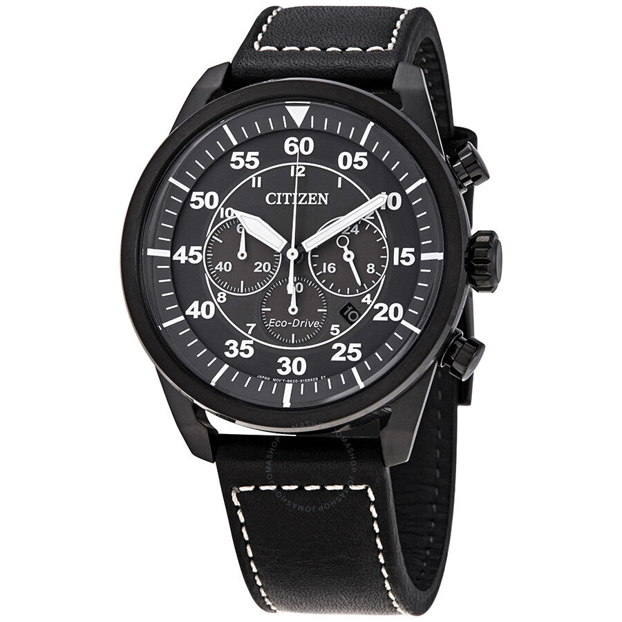 Citizen Avion Eco-Drive Chronograph Luminous Hands Men's Watch CA4215-21H