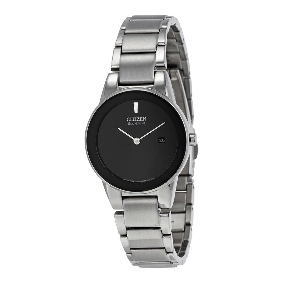 Citizen Axiom Eco Drive Black Dial Ladies Watch GA1050-51E