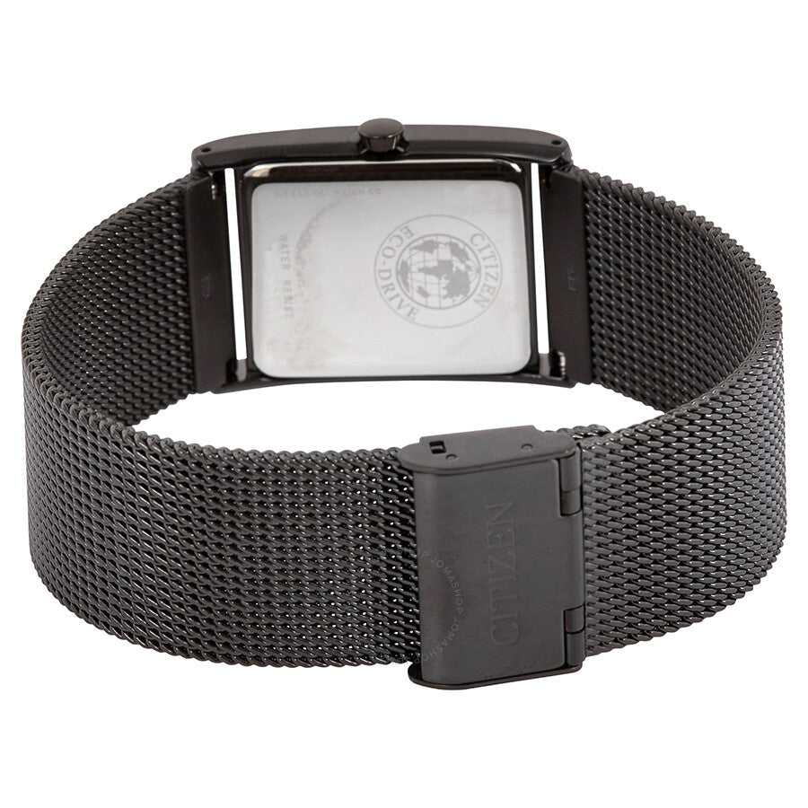 Citizen Axiom Eco-Drive Black Dial Men's Watch BL6008-53E