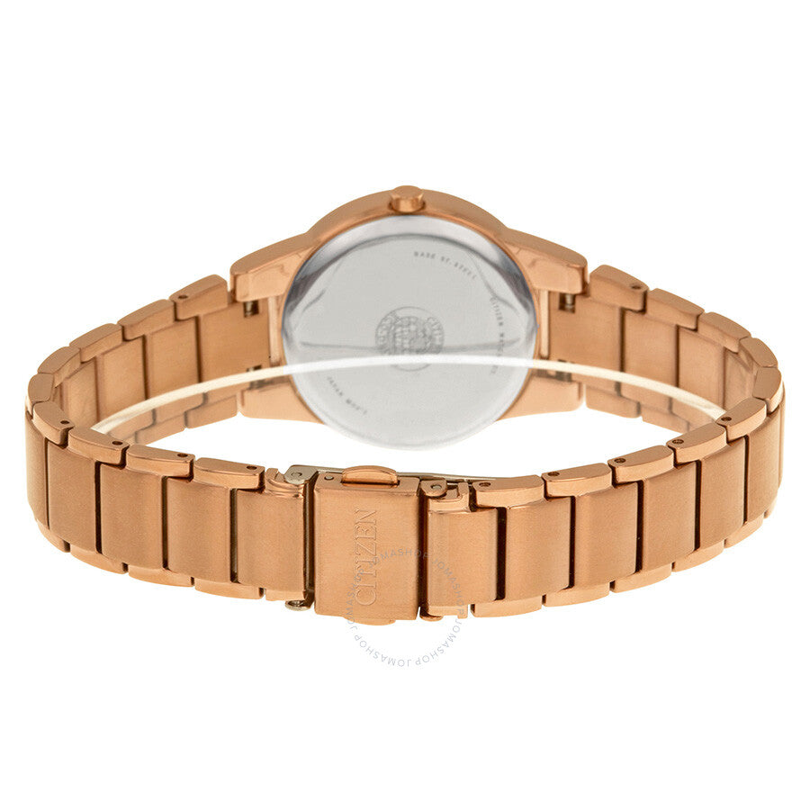 Citizen Axiom Eco-Drive Reloj para mujer con esfera de diamante negro GA1058-59Q