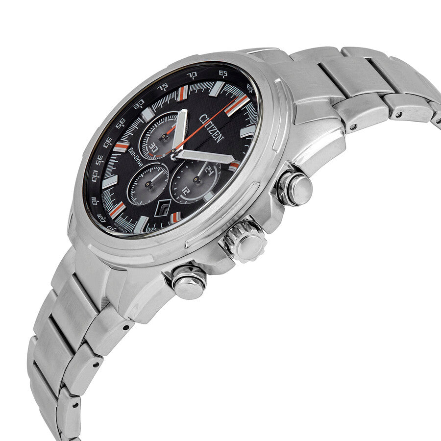 Citizen Black Dial Men's Chronograph Eco-Drive Watch CA4220-55E