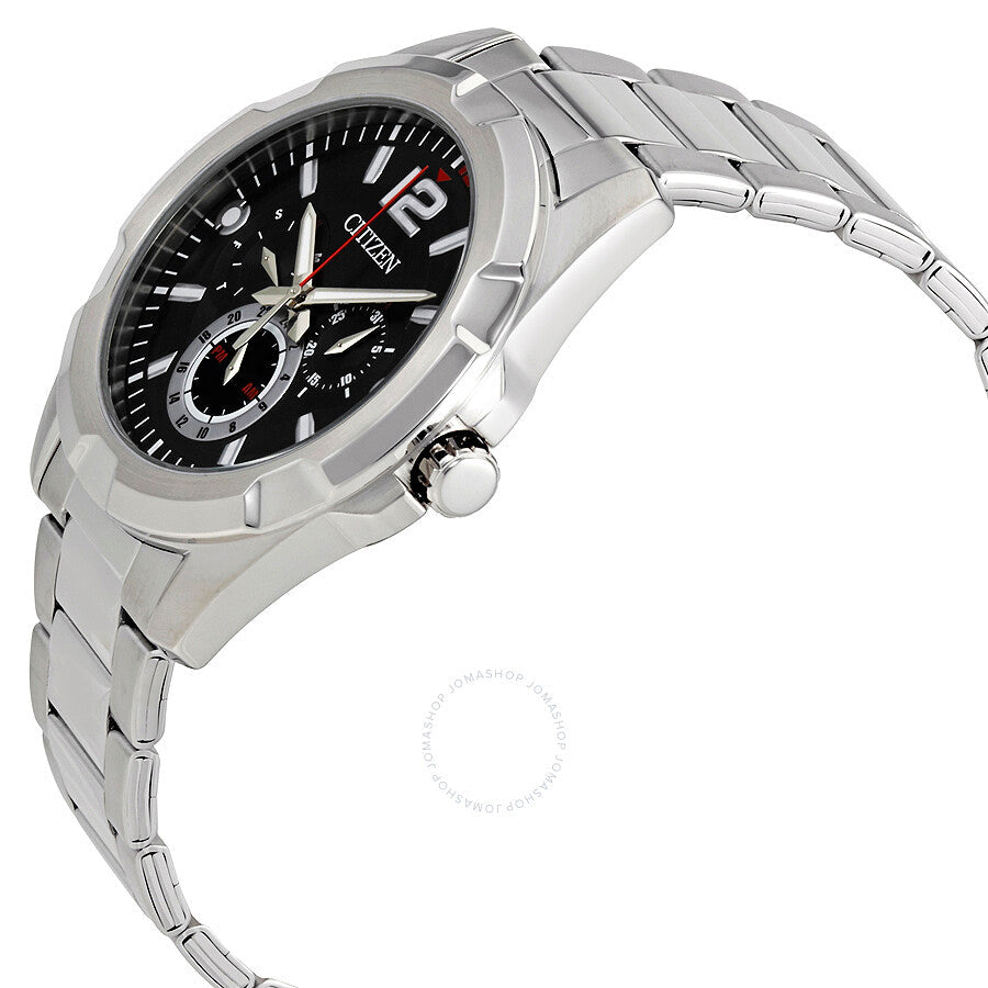 Citizen Black Dial Men's Multifunction Quartz Watch AG8330-51F