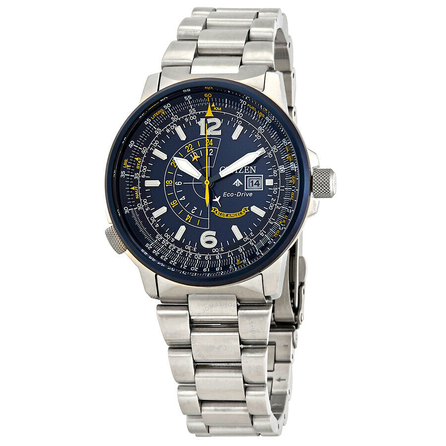 Citizen Blue Angels Promaster Nighthawk Eco-Drive Reloj para hombre con esfera azul BJ7006-56L