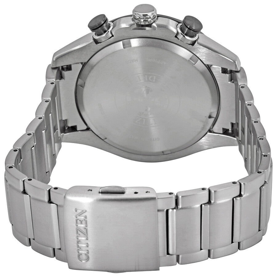 Citizen Blue Dial Eco-Drive Super Titanium Chronograph Watch CA4241-55L