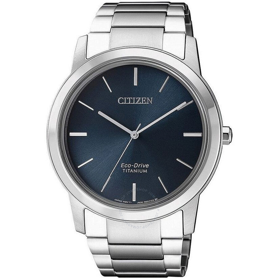 Citizen Blue Dial Titanium Men's Watch AW2020-82L - The Watches Men & Co