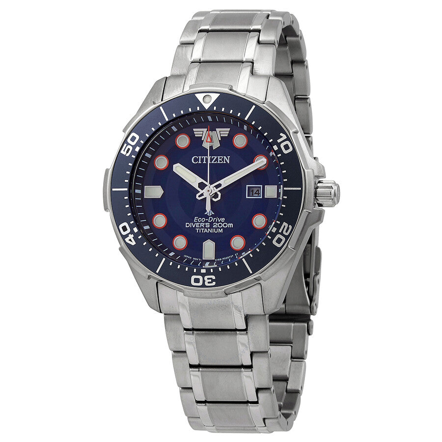 Citizen Blue Dial Titanium Men's Watch BN0208-54W - The Watches Men & Co