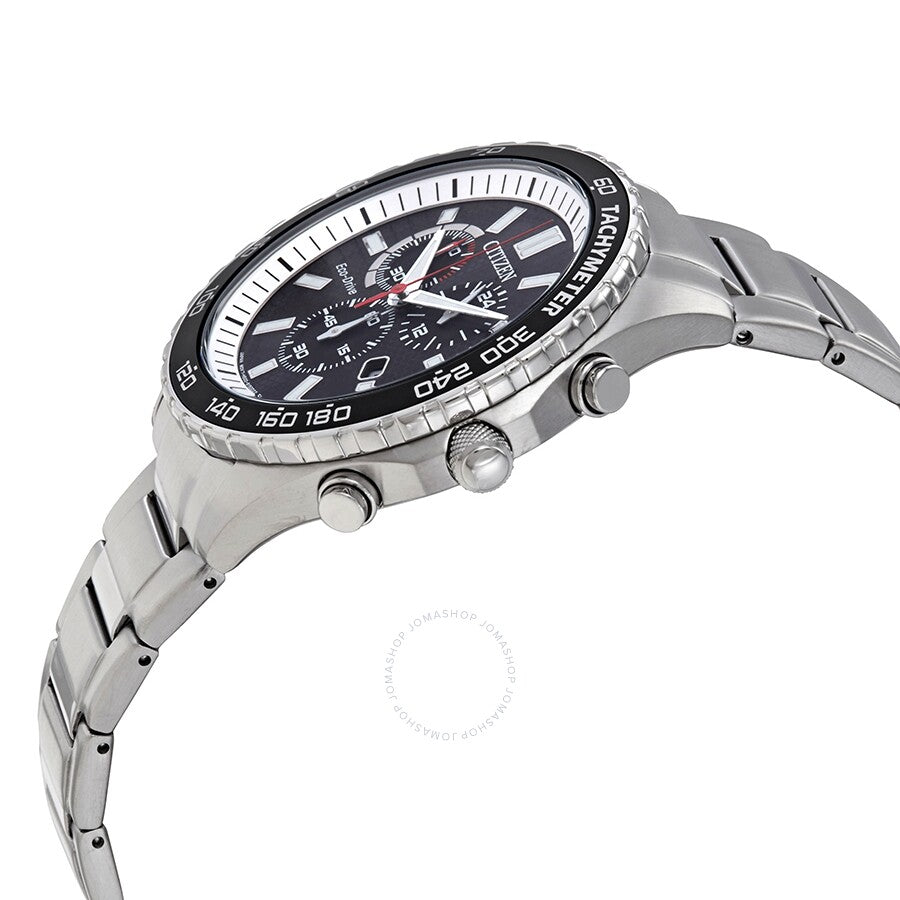 Citizen Brycen Chronograph Black Dial Men's Watch AT2380-51E