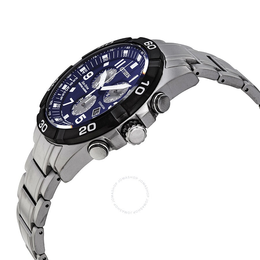 Citizen Brycen Perpetual Chronograph Blue Dial Men's Watch BL5558-58L