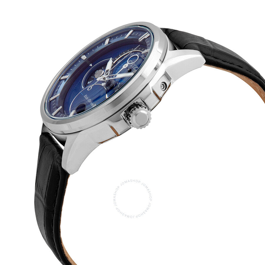 Citizen Calendrier Multifunction Blue Dial Men's Watch BU0050-02L