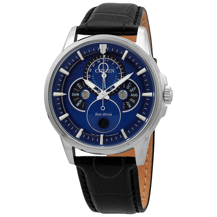 Citizen Calendrier Multifunction Blue Dial Men's Watch BU0050-02L