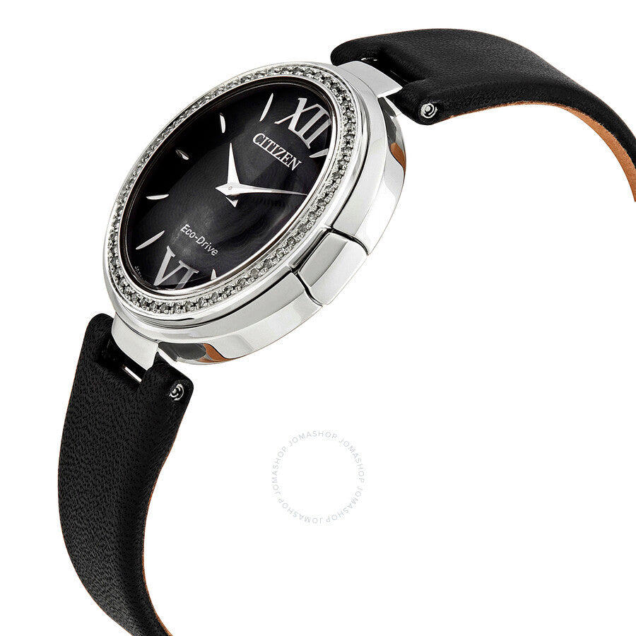 Citizen Capella Diamond Black Dial Ladies Watch EX1500-01E