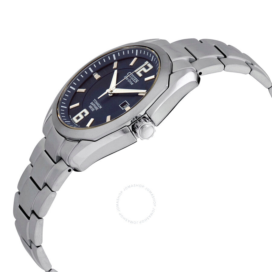 Citizen Chandler Blue Dial Titanium Men's Watch BM7080-54L