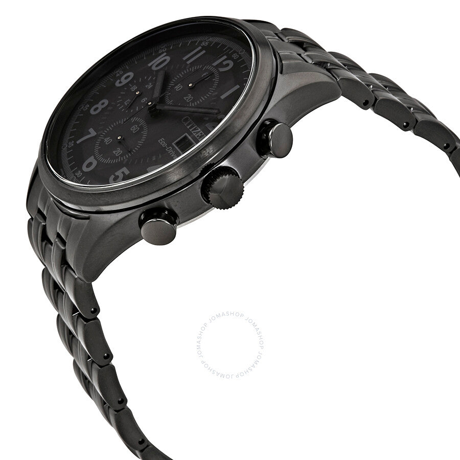 Citizen Chandler Chronograph Black Dial Men's Watch CA0625-55E