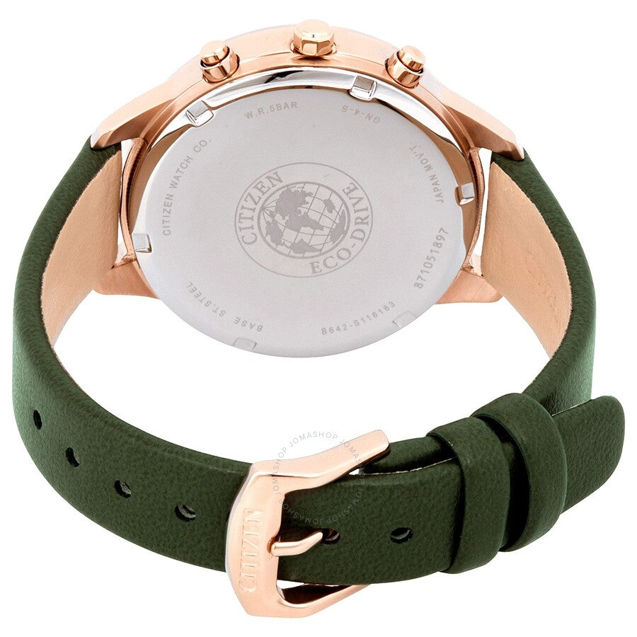 Citizen Chandler Chronograph Mother of Pearl Ladies Watch FB2008-01D