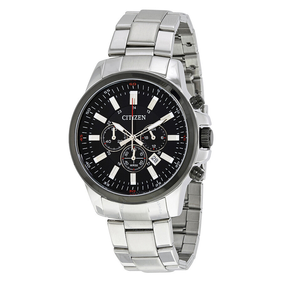 Citizen Chrongraph Black Dial Men's Watch AN8086-53E