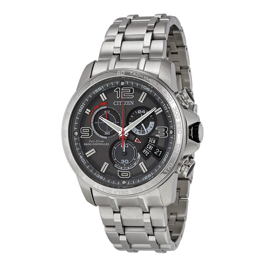 Citizen Chrono-Time A-T Eco-Drive Grey Dial Men's Watch BY0100-51H