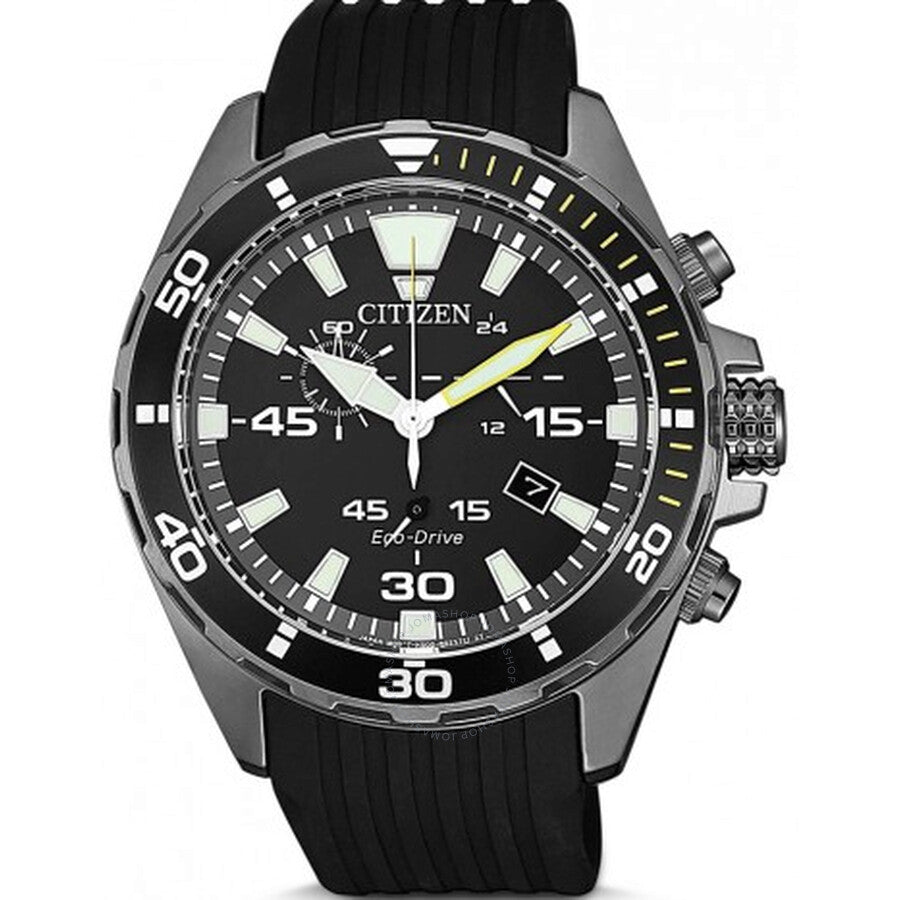 Citizen Chronograph Black Dial Men's Watch AT2437-13E - The Watches Men & Co