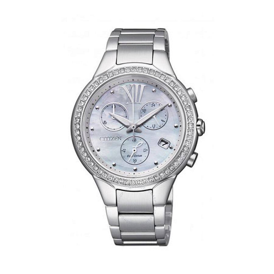 Citizen Chronograph Crystal Ladies Watch FB1321-56A - The Watches Men & Co
