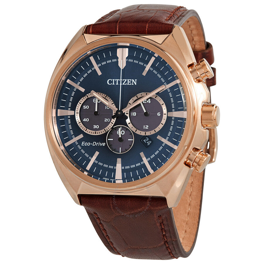 Citizen Chronograph Eco-Drive Blue Dial Men's Watch CA4283-04L - The Watches Men & Co