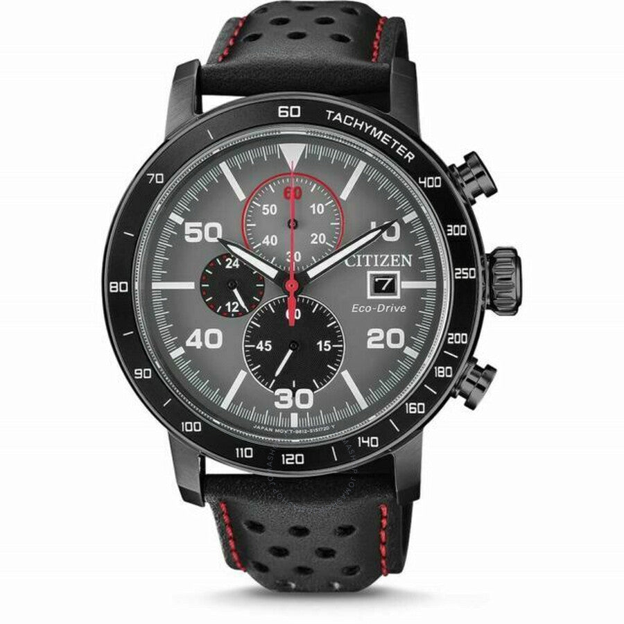 Citizen Chronograph Eco-Drive Grey Dial Men's Watch CA0645-15H - The Watches Men & Co