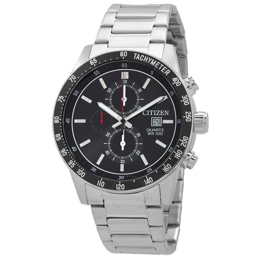 Citizen Chronograph Quartz Black Dial Men's Watch AN3600-59E - The Watches Men & Co