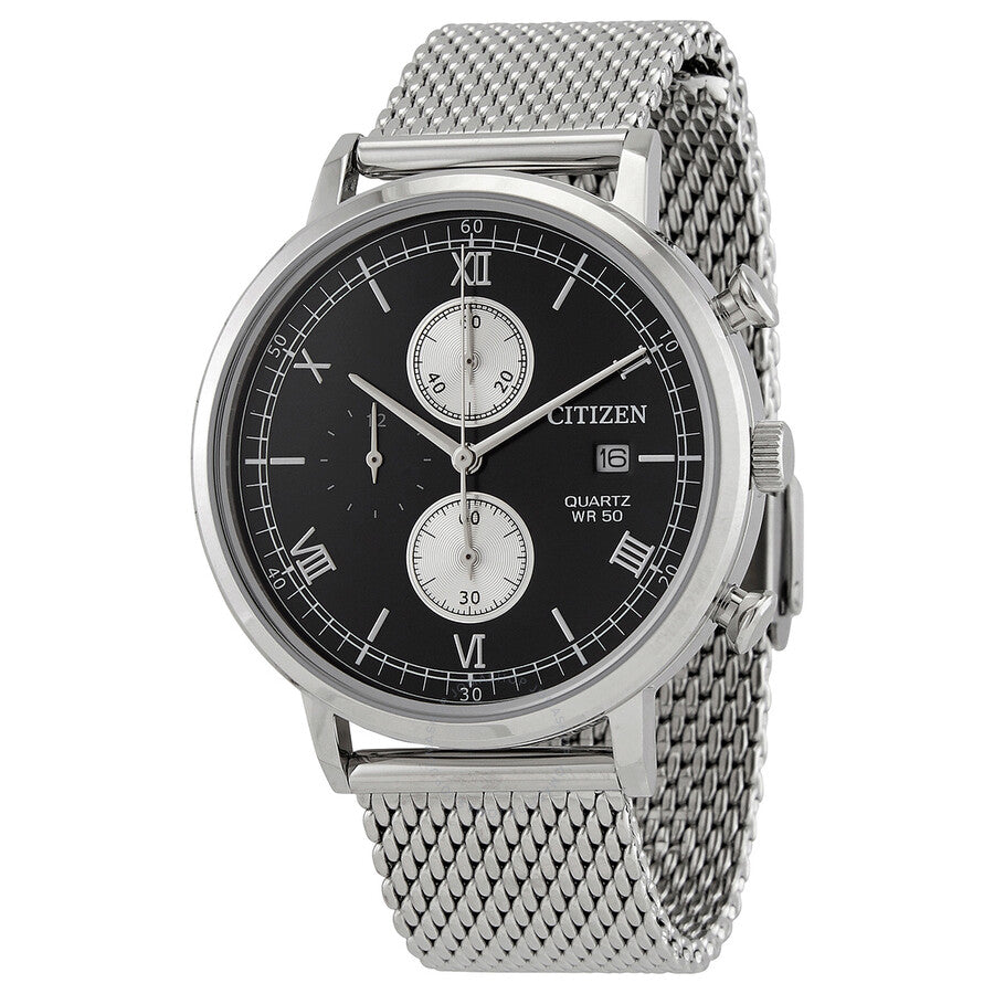 Citizen Chronograph Quartz Black Dial Men's Watch AN3610-80E - The Watches Men & Co