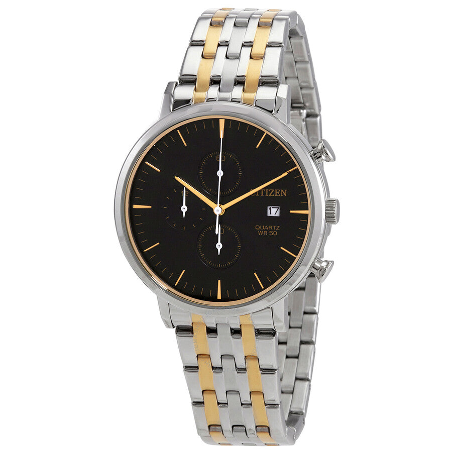 Citizen Chronograph Quartz Black Dial Men's Watch AN3614-54E - The Watches Men & Co