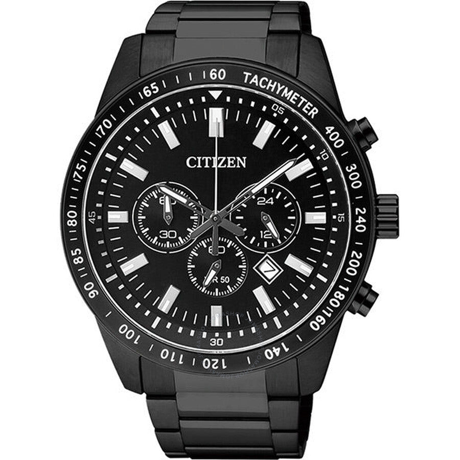 Citizen Chronograph Quartz Black Dial Men's Watch AN8075-50E