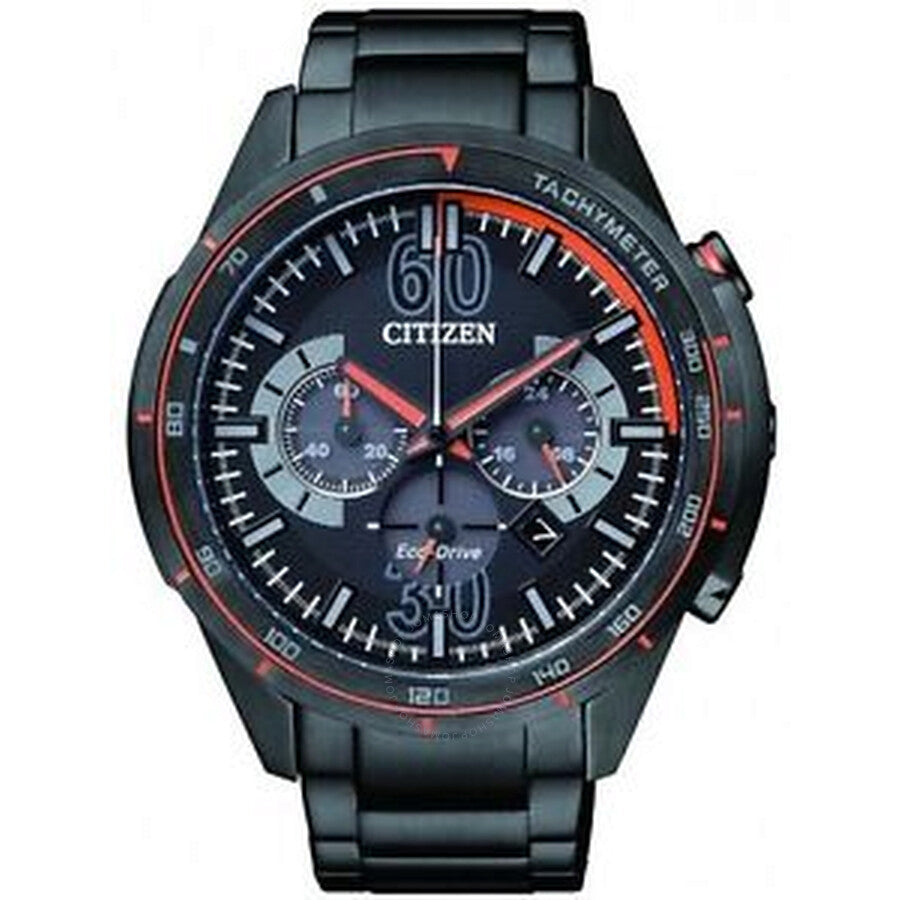 Citizen Chronograph Quartz Black Dial Men's Watch CA4125-56E - The Watches Men & Co