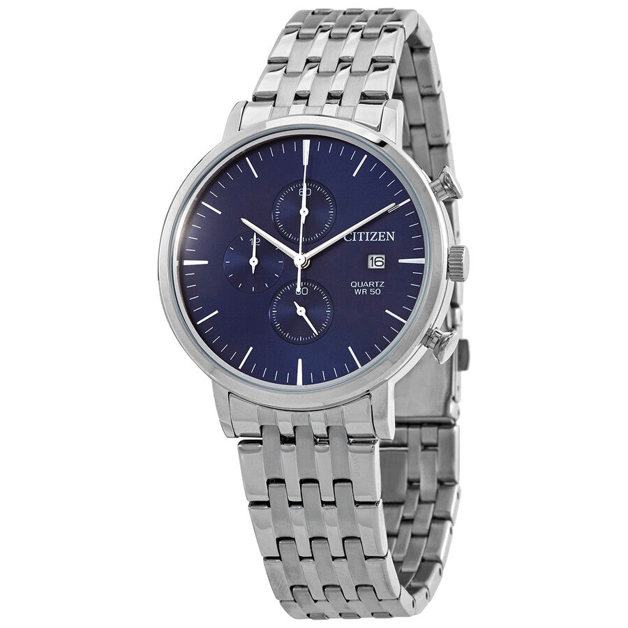 Citizen Chronograph Quartz Blue Dial Men's Watch AN3610-55L - The Watches Men & Co