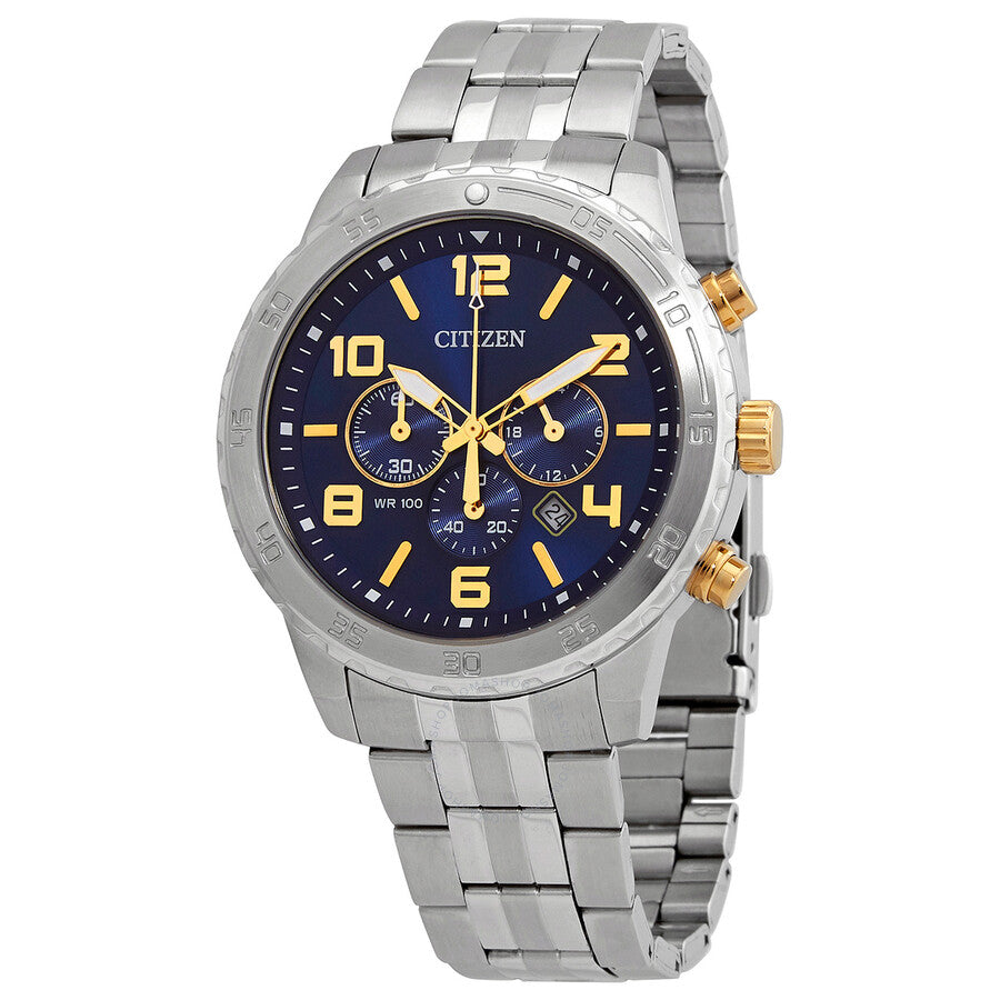 Citizen Chronograph Quartz Blue Dial Men's Watch AN8134-52L - The Watches Men & Co