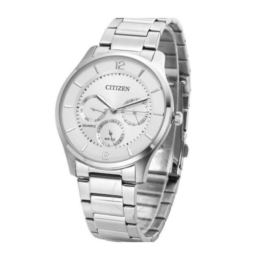 Citizen Chronograph Quartz Silver Dial Men's Watch AG8351-86A - The Watches Men & Co