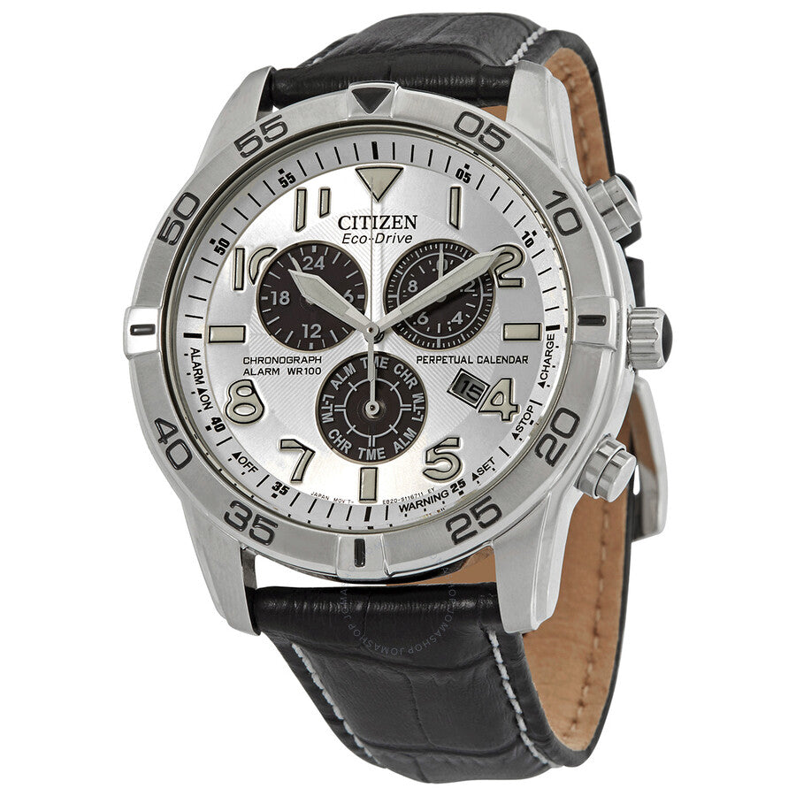 Citizen Chronograph Quartz Silver Dial Men's Watch BL5470-14A - The Watches Men & Co