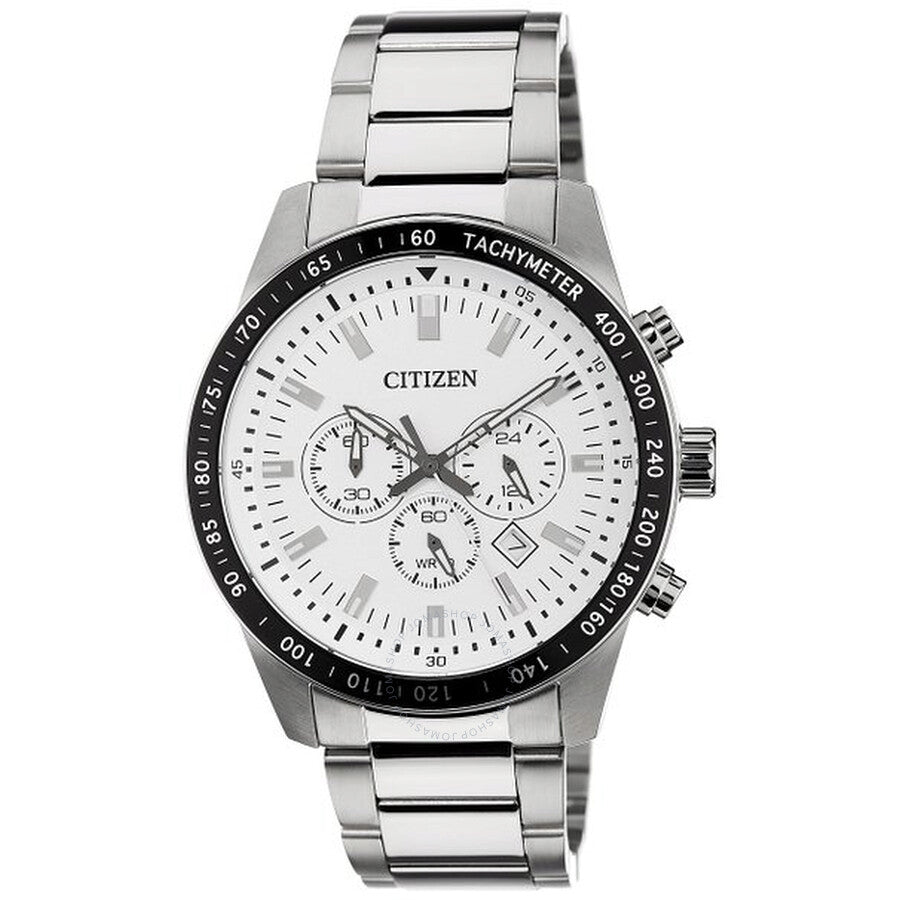 Citizen Chronograph Quartz White Dial Men's Watch AN8070-53A