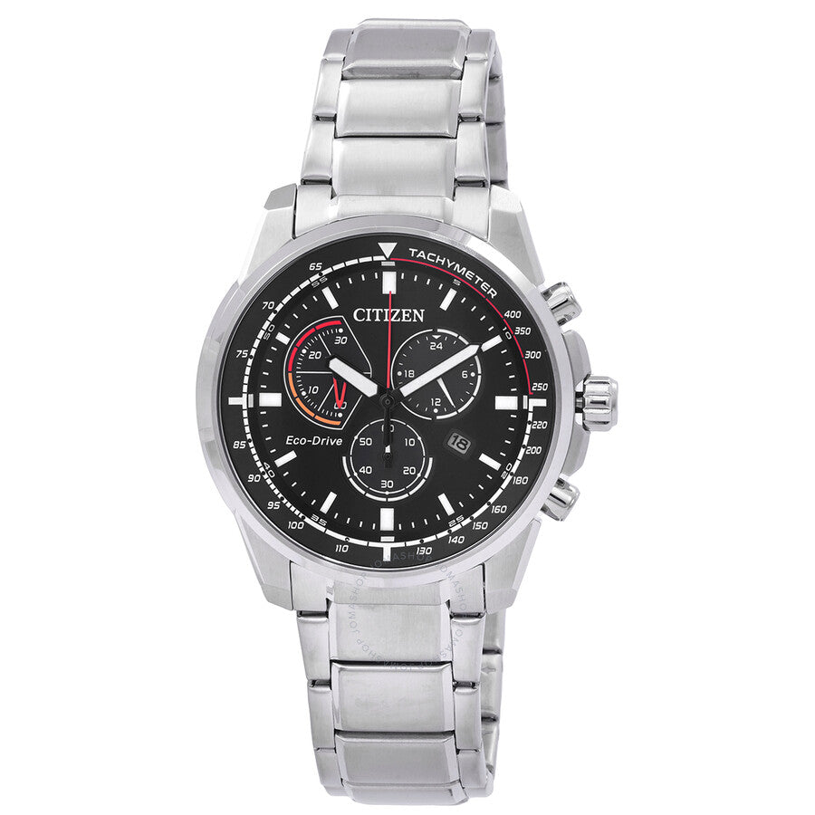 Citizen Core Chronograph Black Dial Men's Watch AT1190-87E - The Watches Men & Co